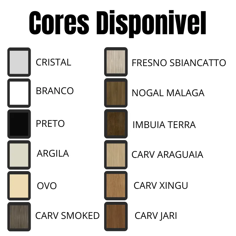 Armário Baixo Fechado 0,90x0,46x0,74 Prima Impact