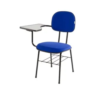 Cadeira Secretária Universitária Com Prancheta Fixa
